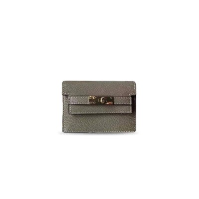 HERMÈS KELLY CARD HOLDER GRAY (11*8*3cm)